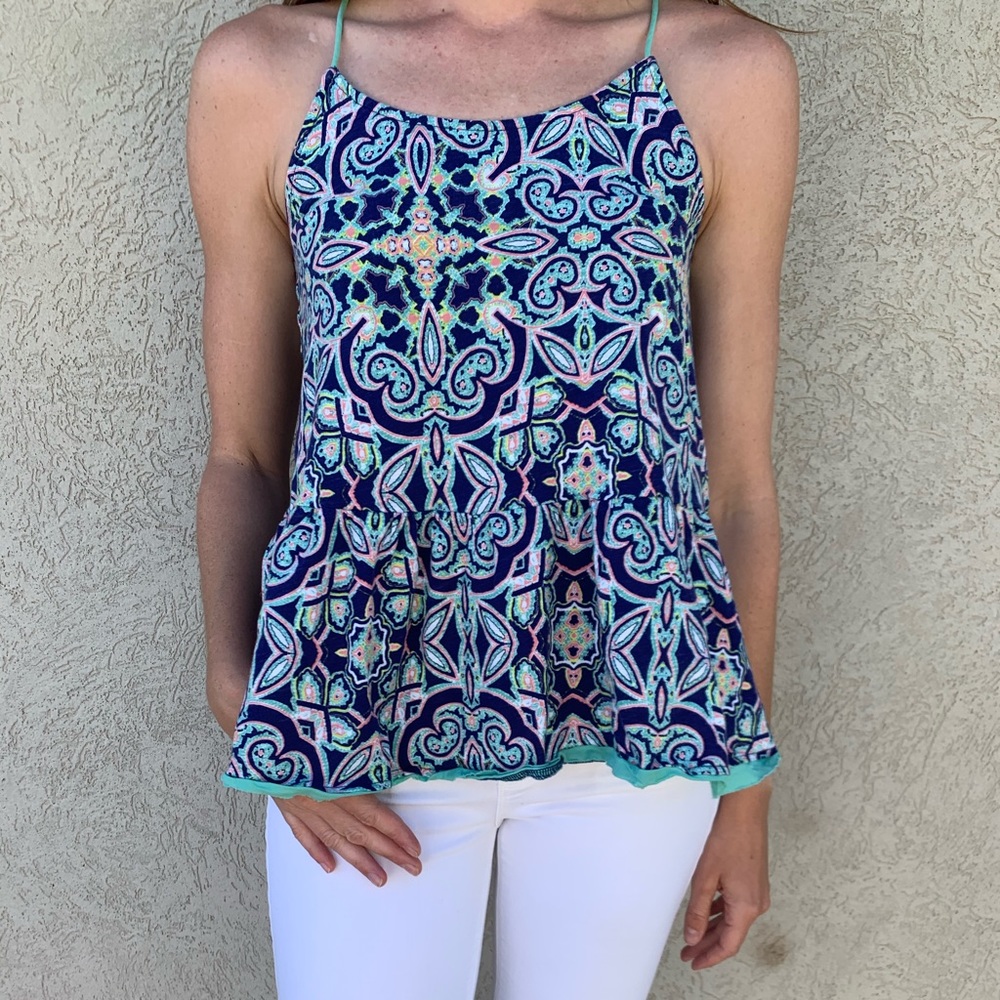 Anthropologie Meadow Rue Nuria Swing Top